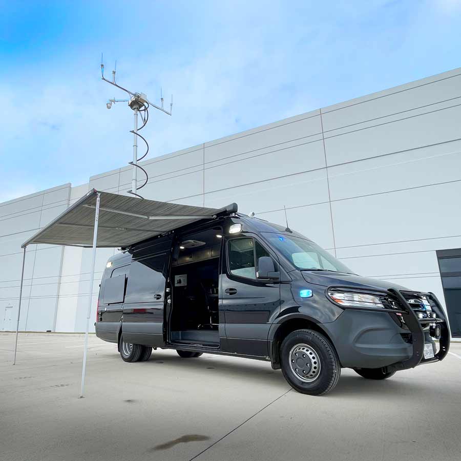 Emergency Response and Weather Drone Van