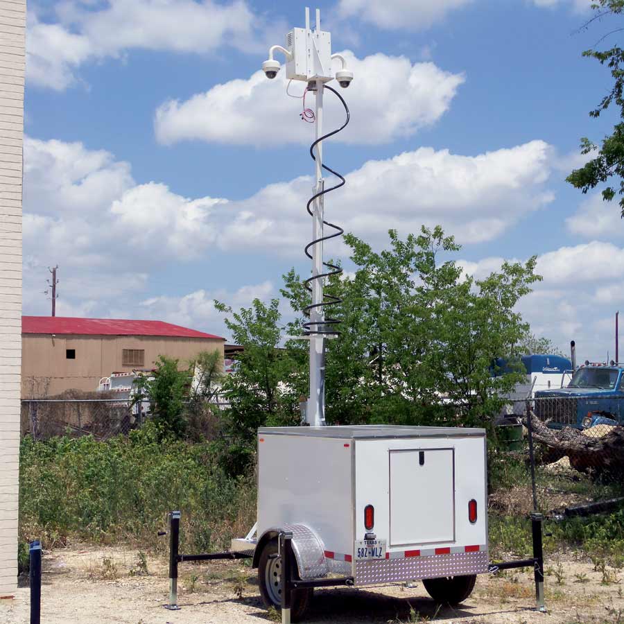 Video Surveillance Security Trailer